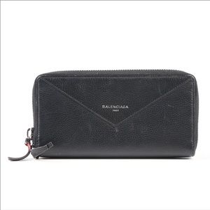 Balenciaga Black Leather Wallet